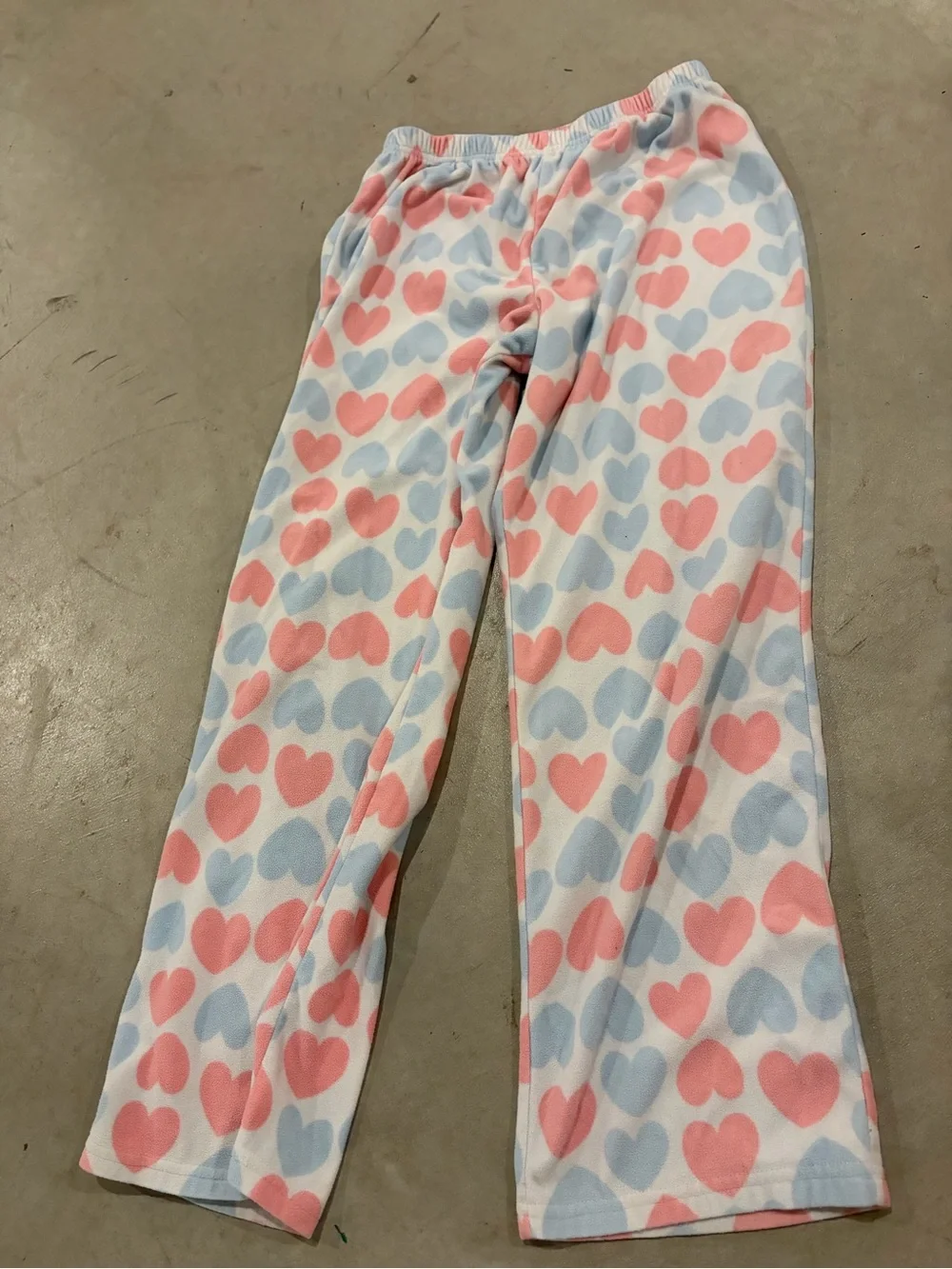 Kids Purple Heart-Print Pajama Set